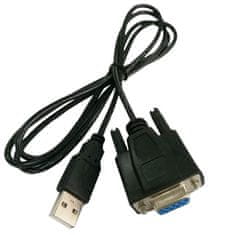 W-STAR W-Star Kabel USB - DB9 seriový port samice 1m USB_DB9FRS232