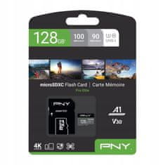 PNY Paměťová karta microSD PRO Elite 128 GB + adaptér