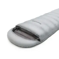 Naturehike kombinovaný péřový spací pytel RM40 vel. M 860g - šedý