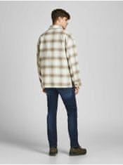 Jack&Jones Tmavě modré straight fit džíny Jack & Jones Clark 31/34