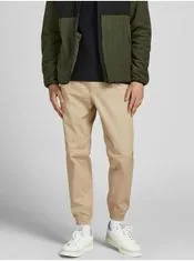 Jack&Jones Béžové kalhoty Jack & Jones Gordon XL