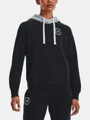 Under Armour Mikina Rival Fleece CB Hoodie-BLK S