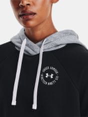 Under Armour Mikina Rival Fleece CB Hoodie-BLK S