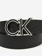 Calvin Klein Černý pánský kožený pásek Calvin Klein 100