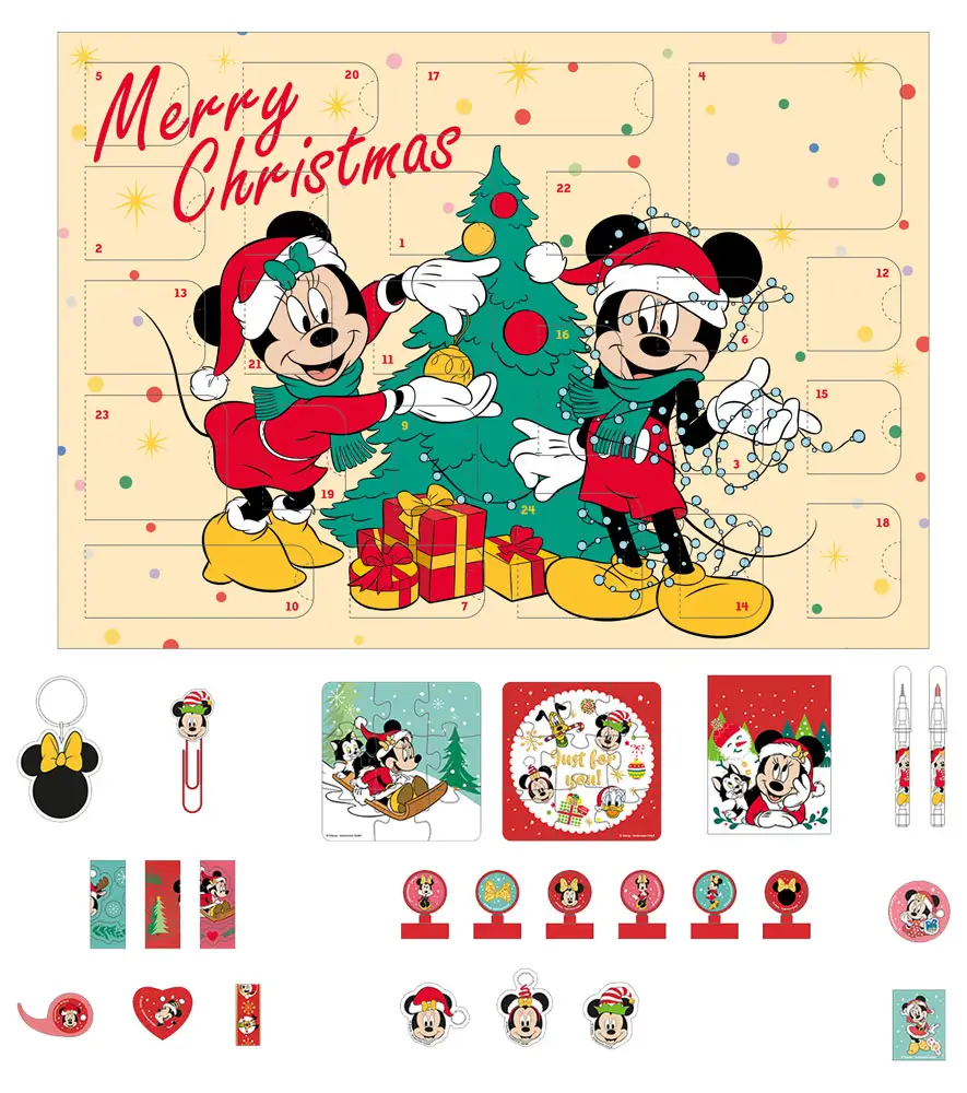 Karton P+P Adventní kalendář Minnie Mouse