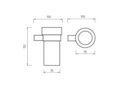 NIMCO NIMCO BORMO New BR 11058KN-26 držák pohárku keramický - Nimco