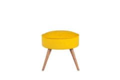 Atelier Del Sofa Taburet Boyce - Yellow, Žlutá