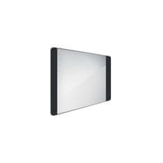 NIMCO ZPC 42003-90 Černé LED zrcadlo 800x600 - Nimco