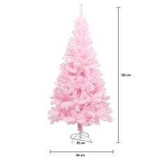 Timeless Tools Růžový umělý vánoční stromeček ve více velikostech-150 cm-ový