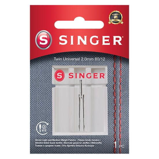 Singer Dvojjehla univerzální Singer 2 mm 1x80