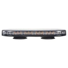 Stualarm SLIM rampa oranžová, 42LEDx3W, magnet, 12-24V, 365mm, ECE R65 R10 (sre2-242)