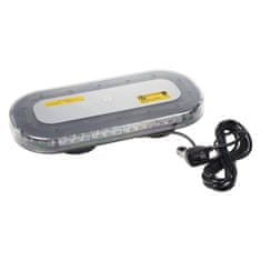 Stualarm SLIM rampa oranžová, 42LEDx3W, magnet, 12-24V, 365mm, ECE R65 R10 (sre2-242)