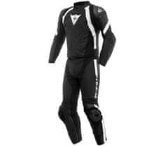 Dainese Dvoudílná kombinéza na moto AVRO 4 BLACK-MATT/BLACK-MATT/WHITE vel. 58