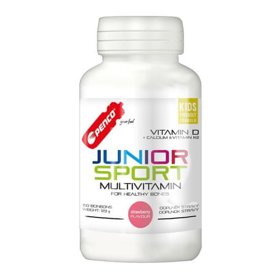 Penco Multivitamíny pro děti Junior Sport Multivitamin 150 bonbonů Jahoda