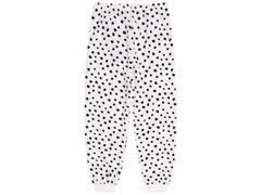sarcia.eu Dívčí pyžamo Disney 101 dalmatinů, bílé černé puntíky s dlouhým rukávem 3-4 lat 104 cm