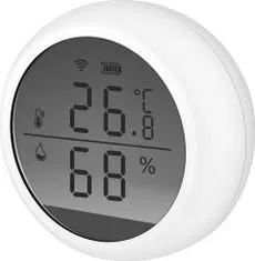 Umax chytrý senzor teploty a vlhkosti U-Smart Temperature and Humidity Sensor/ Wi-Fi/ Android/ iOS/ CZ app/ bílý