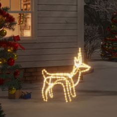 Vidaxl Skládací vánoční sob se 120 teplými bílými LED diodami