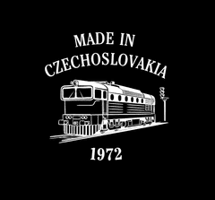 Hobbytriko Tričko s lokomotivou - Made in Czechoslovakia Barva: Červená (07), Velikost: XL