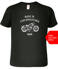 Hobbytriko Tričko s motorkou - Made in Czechoslovakia Barva: Černá (01), Velikost: 2XL