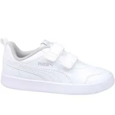 Puma Boty bílé 25 EU Courtflex V2 V Inf