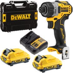 DeWalt Šroubovák 12V 2x2Ah 1/4"" na nábytek DCF601D2