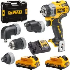 DeWalt Šroubovák 57,5 Nm, výměnné hlavy DCD703L2T