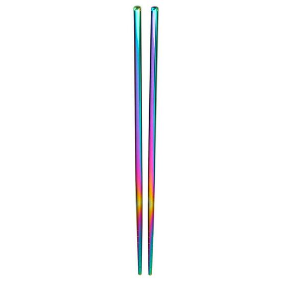 Northix Hůlky / Chopsticks z nerezové oceli - vícebarevné