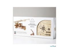 UGEARS 3D mechanické puzzle Truck UGM-11 s požárním žebříkem 537 součástí