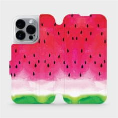 Mobiwear Flip pouzdro na mobil Apple iPhone 14 Pro - V086S Melounek