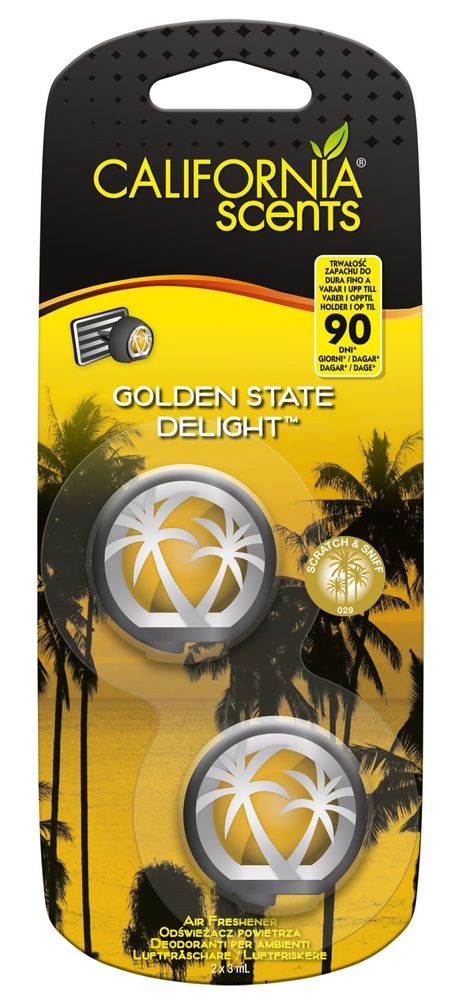 California Scents Mini Diffuser Golden State Delight - Gumoví medvídci 2 kusy