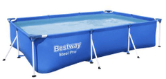 Bestway 56411 Steel Pro Frame bazén s konstrukcí 300 x 201 x 66 cm s kartušovou filtrací 12071