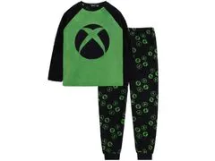 sarcia.eu Zeleno-černé fleecové pyžamo XBOX 10-11 lat 146 cm