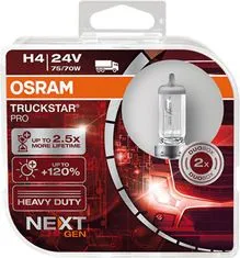 Osram H4 24V 75/70W TRUCKSTAR PRO BOX