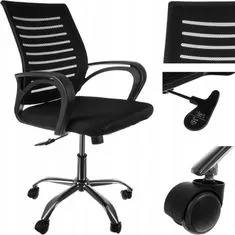 Iso Trade Ergonomická kancelářská židle - max. do 120 kg