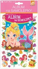 Anděl Přerov Album na samolepky hologram 45 samolepek 16x29 cm, mořské panny