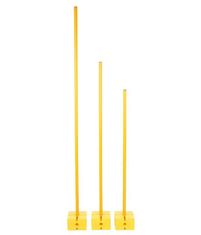 Merco Multipack 5ks tyčka P1 různé délky žlutá, 120 cm
