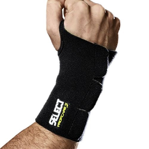 SELECT Bandáž na zápěstí Wrist support right w/splint 6701 č, Bandáž na zápěstí Wrist support right w/splint 6701 černá | 441_BLACK | XL/XXL