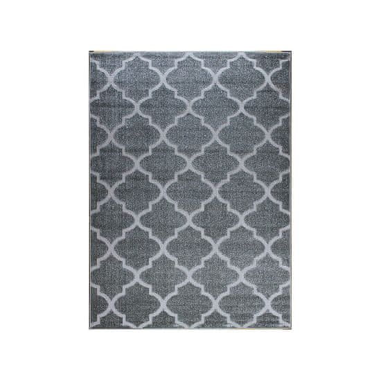 Berfin Dywany Kusový koberec Lagos 1052 Silver (Grey) 120x180 cm