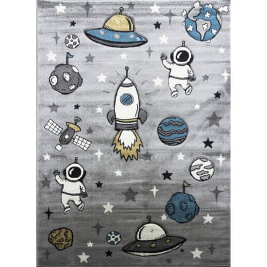 Berfin Dywany Dětský koberec Smart Kids 22924 Grey 160x230 cm