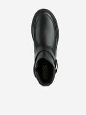 Geox Černé dámské kožené kotníkové boty Geox Phaolea 39