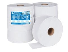 Primasoft  Jumbo toaletní papír 230 mm, 2 vrstvy, recykl, návin 175 m - 6 ks