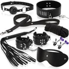 XSARA Kožená sada bdsm -super velká - bondage kit ssd 6010080