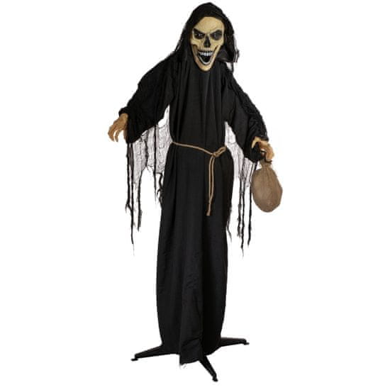 Europalms Halloween postava kostlivce mnicha, 170 cm