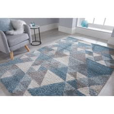 Flair Rugs Kusový koberec Dakari Nuru Blue/Cream/Grey 120x170 cm