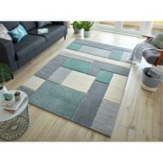 Flair Rugs Kusový koberec Hand Carved Cosmos Mint/Grey/Cream 80x150 cm