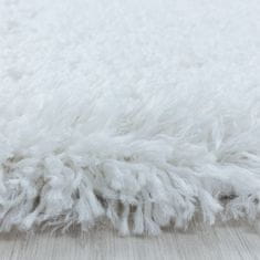 Ayyildiz Kusový koberec Fluffy Shaggy 3500 white 160x230 cm