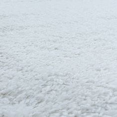 Ayyildiz Kusový koberec Fluffy Shaggy 3500 white 160x230 cm