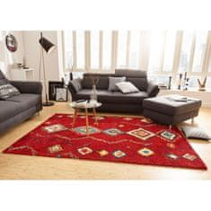 Mint Rugs Kusový koberec Nomadic 102692 Geometric Rot 80x150 cm