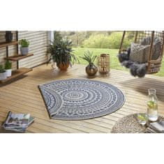 Hanse Home Kusový koberec Twin Supreme 103859 Blue/Cream 140x140 (průměr) kruh cm
