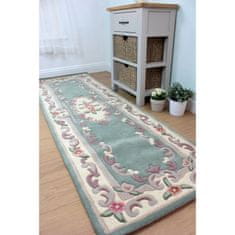 Flair Rugs Ručně všívaný kusový koberec Lotus premium Green 67x210 cm